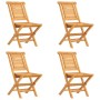 Juego de comedor para jardín 5 piezas madera maciza de teca de vidaXL, Conjuntos de jardín - Ref: Foro24-3155034, Precio: 421...