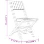 5-teiliges Garten-Esszimmerset aus massivem Teakholz von vidaXL, Gartensets - Ref: Foro24-3155020, Preis: 387,82 €, Rabatt: %