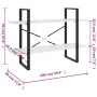 2-tier solid white pine wood shelf 100x30x70 cm by vidaXL, Bookcases and shelves - Ref: Foro24-806473, Price: 39,65 €, Discou...