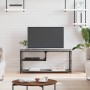 TV-Möbel Sperrholz und Sonoma grauer Stahl 103x38x46,5 cm von vidaXL, TV-Möbel - Ref: Foro24-831826, Preis: 53,46 €, Rabatt: %