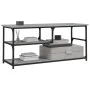 TV-Möbel Sperrholz und Sonoma grauer Stahl 103x38x46,5 cm von vidaXL, TV-Möbel - Ref: Foro24-831826, Preis: 52,79 €, Rabatt: %