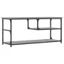 TV-Möbel Sperrholz und Sonoma grauer Stahl 103x38x46,5 cm von vidaXL, TV-Möbel - Ref: Foro24-831826, Preis: 52,79 €, Rabatt: %