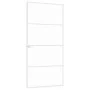 Interior door tempered glass and white aluminum 93x201.5cm by vidaXL, Doors for the home - Ref: Foro24-153668, Price: 186,13 ...
