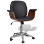 Drehbarer Sessel aus Bugholz und Kunstleder von vidaXL, Bürostühle - Ref: Foro24-241057, Preis: 189,64 €, Rabatt: %