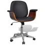 Drehbarer Sessel aus Bugholz und Kunstleder von vidaXL, Bürostühle - Ref: Foro24-241057, Preis: 208,64 €, Rabatt: %