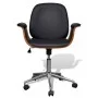 Drehbarer Sessel aus Bugholz und Kunstleder von vidaXL, Bürostühle - Ref: Foro24-241057, Preis: 208,64 €, Rabatt: %
