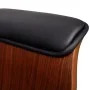 Drehbarer Sessel aus Bugholz und Kunstleder von vidaXL, Bürostühle - Ref: Foro24-241057, Preis: 208,64 €, Rabatt: %
