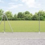 Reja con postes Plateado 1.2 x 25 m Acero
