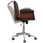 Drehbarer Sessel aus Bugholz und Kunstleder von vidaXL, Bürostühle - Ref: Foro24-241057, Preis: 208,64 €, Rabatt: %