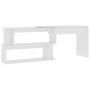 Eckschreibtisch aus weißem Sperrholz 200x50x76 cm von vidaXL, Schreibtische - Ref: Foro24-801098, Preis: 106,67 €, Rabatt: %