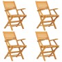 5-teiliges Garten-Essset aus massivem Teakholz von vidaXL, Gartensets - Ref: Foro24-3155023, Preis: 406,75 €, Rabatt: %