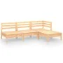Juego de muebles de jardín 4 piezas madera maciza pino de vidaXL, Conjuntos de jardín - Ref: Foro24-3082627, Precio: 186,49 €...