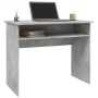 Betongrauer Sperrholzschreibtisch 90x50x74 cm von vidaXL, Schreibtische - Ref: Foro24-801174, Preis: 57,56 €, Rabatt: %