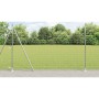 Reja con postes Plateado 1.5 x 10 m Acero