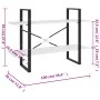 Solid pine wood 2-level shelf in gray, 100x30x70 cm by vidaXL, Bookcases and shelves - Ref: Foro24-806474, Price: 39,65 €, Di...
