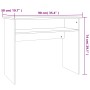 Betongrauer Sperrholzschreibtisch 90x50x74 cm von vidaXL, Schreibtische - Ref: Foro24-801174, Preis: 57,56 €, Rabatt: %