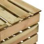 Compostadores de láminas 3 uds madera de pino 80x50x100 cm
