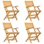 5-teiliges Garten-Esszimmerset aus massivem Teakholz von vidaXL, Gartensets - Ref: Foro24-3155041, Preis: 382,49 €, Rabatt: %