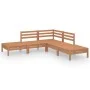 Garden furniture set 5 pieces solid honey brown pine wood by vidaXL, Garden sets - Ref: Foro24-3082640, Price: 248,76 €, Disc...