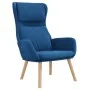 Blue velvet relaxation armchair by vidaXL, Armchairs - Ref: Foro24-341361, Price: 115,93 €, Discount: %