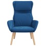 Blue velvet relaxation armchair by vidaXL, Armchairs - Ref: Foro24-341361, Price: 118,00 €, Discount: %