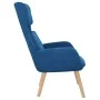 Blue velvet relaxation armchair by vidaXL, Armchairs - Ref: Foro24-341361, Price: 115,93 €, Discount: %