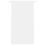 Weißer Sperrholzschreibtisch 90x50x74 cm von vidaXL, Schreibtische - Ref: Foro24-801170, Preis: 63,30 €, Rabatt: %