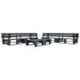 6-piece black wooden pallet garden furniture set by vidaXL, Garden sets - Ref: Foro24-277436, Price: 412,68 €, Discount: %