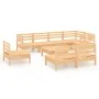 Garden furniture set 9 pieces solid pine wood by vidaXL, Garden sets - Ref: Foro24-3082899, Price: 389,60 €, Discount: %