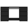 Escritorio de madera contrachapada negro 140x50x77 cm de vidaXL, Escritorios - Ref: Foro24-800811, Precio: 191,02 €, Descuent...