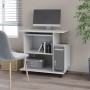 Weißer Computertisch aus Sperrholz, 80 x 50 x 75 cm von vidaXL, Schreibtische - Ref: Foro24-802894, Preis: 76,13 €, Rabatt: %