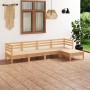 Gartenmöbel-Set 5-teilig aus massivem Kiefernholz von vidaXL, Gartensets - Ref: Foro24-3082677, Preis: 225,99 €, Rabatt: %