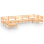 Juego de muebles de jardín 7 piezas madera maciza pino de vidaXL, Conjuntos de jardín - Ref: Foro24-3082737, Precio: 320,08 €