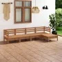 Garden furniture set 5 pieces solid honey brown pine wood by vidaXL, Garden sets - Ref: Foro24-3082680, Price: 293,87 €, Disc...