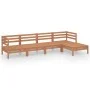 Garden furniture set 5 pieces solid honey brown pine wood by vidaXL, Garden sets - Ref: Foro24-3082680, Price: 293,87 €, Disc...