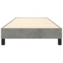 Estructura de cama de terciopelo gris claro 80x200 cm de vidaXL, Camas y somieres - Ref: Foro24-3120736, Precio: 87,23 €, Des...