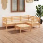 Juego de muebles de jardín 5 piezas madera maciza pino de vidaXL, Conjuntos de jardín - Ref: Foro24-3082692, Precio: 228,85 €