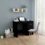 Escritorio de madera contrachapada negro 100x50x76 cm de vidaXL, Escritorios - Ref: Foro24-801797, Precio: 89,29 €, Descuento: %
