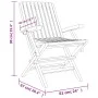 Juego de comedor para jardín 5 piezas madera maciza de teca de vidaXL, Conjuntos de jardín - Ref: Foro24-3155028, Precio: 400...