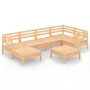 Gartenmöbel-Set 7-teilig aus massivem Kiefernholz von vidaXL, Gartensets - Ref: Foro24-3082959, Preis: 337,41 €, Rabatt: %