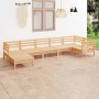 Gartenmöbel-Set 7-teilig aus massivem Kiefernholz von vidaXL, Gartensets - Ref: Foro24-3082964, Preis: 309,29 €, Rabatt: %