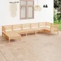 Juego de muebles de jardín 7 piezas madera maciza de pino de vidaXL, Conjuntos de jardín - Ref: Foro24-3082964, Precio: 299,9...