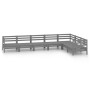 Gartenmöbel-Set 7-teilig aus massivem grauem Kiefernholz von vidaXL, Gartensets - Ref: Foro24-3083016, Preis: 382,67 €, Rabat...