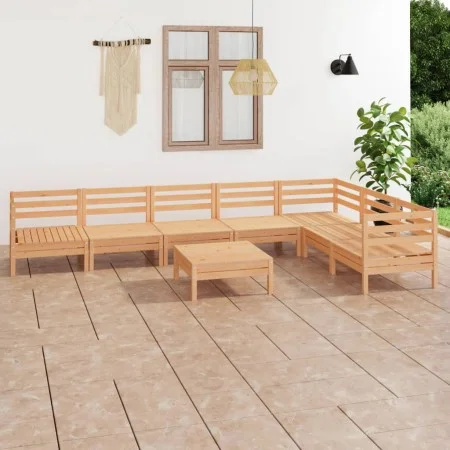 Garden furniture set 8 pieces solid pine wood by vidaXL, Garden sets - Ref: Foro24-3083019, Price: 337,61 €, Discount: %