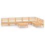 Juego de muebles de jardín 8 piezas madera maciza de pino de vidaXL, Conjuntos de jardín - Ref: Foro24-3083019, Precio: 347,6...