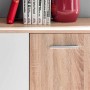 Conjunto de mueble de TV 5 pcs y roble Sonoma