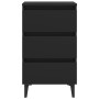 Mesitas noche con patas metal 2 uds negro 40x35x69 cm de vidaXL, Mesitas de noche - Ref: Foro24-805908, Precio: 137,15 €, Des...
