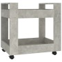 Schreibtischwagen aus betongrauem Sperrholz, 60 x 45 x 60 cm von vidaXL, Küchen - und Speisenwagen - Ref: Foro24-816604, Prei...