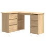 Eckschreibtisch aus Eichensperrholz, 145 x 100 x 76 cm von vidaXL, Schreibtische - Ref: Foro24-801092, Preis: 156,62 €, Rabat...