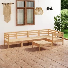Garden furniture set 6 pieces solid pine wood by vidaXL, Garden sets - Ref: Foro24-3082702, Price: 269,99 €, Discount: %